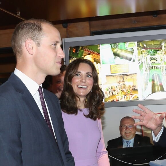 Le prince William et Kate Middleton en visite au musée Maritime à Hambourg, le 21 juillet 2017.