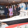 Le prince William et Kate Middleton en visite au musée Maritime à Hambourg, le 21 juillet 2017.