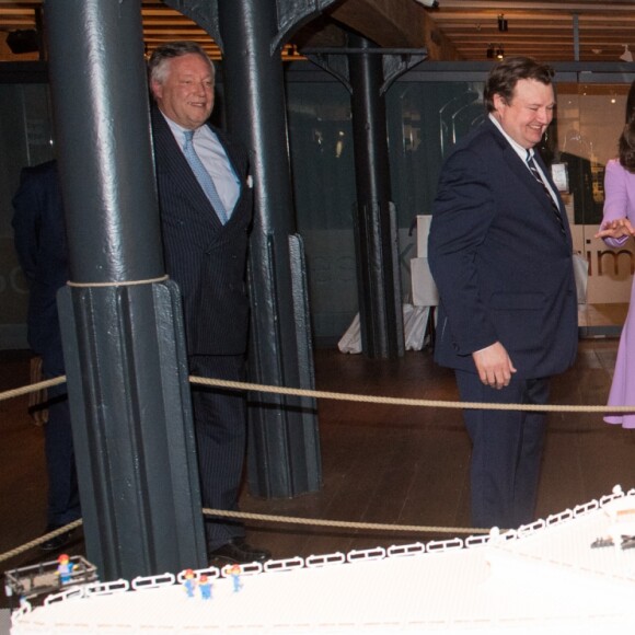 Le prince William et Kate Middleton en visite au musée Maritime à Hambourg, le 21 juillet 2017.