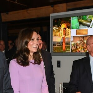 Le prince William et Kate Middleton en visite au musée Maritime à Hambourg, le 21 juillet 2017.