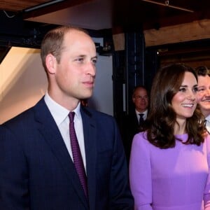 Le prince William et Kate Middleton en visite au musée Maritime à Hambourg, le 21 juillet 2017.