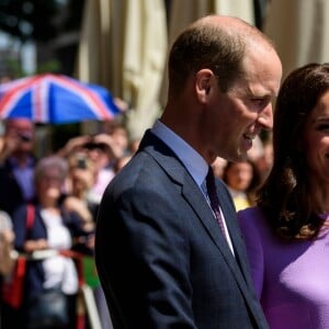 Le prince William et Kate Middleton en visite au musée Maritime à Hambourg, le 21 juillet 2017.