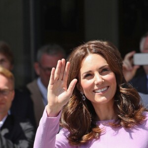 Le prince William et Kate Middleton en visite au musée Maritime à Hambourg, le 21 juillet 2017.