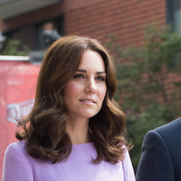 Le prince William et Kate Middleton en visite au musée Maritime à Hambourg, le 21 juillet 2017.