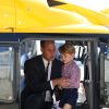 Kate Middleton et le prince William ont achevé leur visite officielle en Allemagne avec leurs enfants le prince George et la princesse Charlotte de Cambridge le 21 juillet 2017, décollant de Hambourg pour regagner le Royaume-Uni.