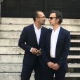  Stéphane Bern - Bruno Julliard (premier adjoint à la Maire de Paris chargé de la Culture, du patrimoine, des métiers d'art, des relations avec les arrondissements et de la nuit) s'est marié avec Paul Le Goff à la mairie du 10e arrondissement de Paris, le 8 juillet 2017. 