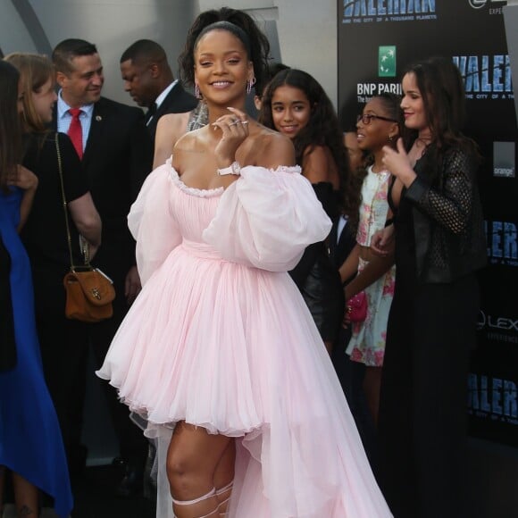 Rihanna lors de la première de ''Valerian'' au TCL Chinese Theatre à Los Angeles, le 17 juillet 2017.