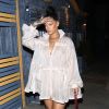 Rihanna est allée déjeuner au restaurant Giorgio Baldi à Santa Monica. Le 12 juillet 2017.