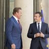 Le président de la République française a reçu l'ancien gouverneur de Californie et acteur rnold Schwarzenegger au palais l'Elysée à Paris, le 23 juin 2017. © Pierre Perusseau/Bestimage