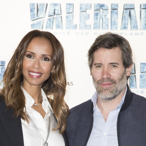 Sonia Rolland et son compagnon Jalil Lespert - Avant-première du film "Valérian et la Cité des mille planètes" de L. Besson à la Cité du Cinéma à Saint-Denis, le 25 juillet 2017. © Olivier Borde/Bestimage