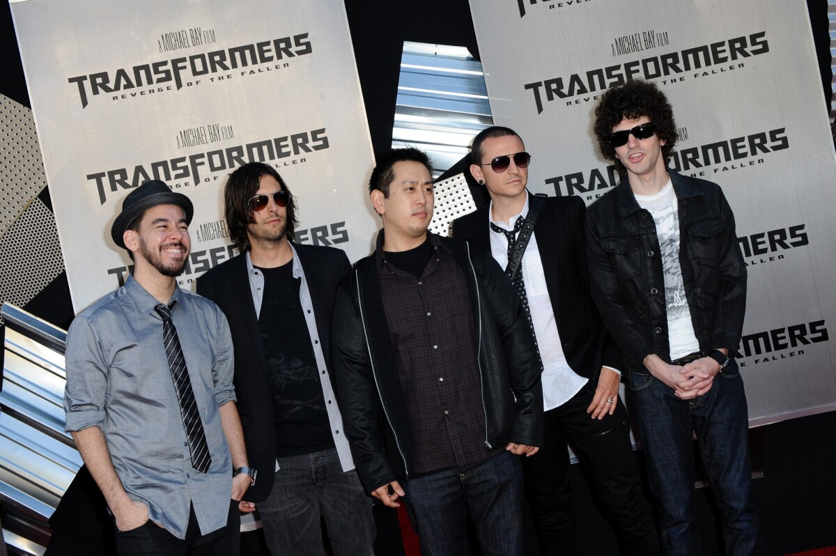 Photo Linkin Park à l'avantpremière de Transformers Revenge of the