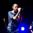 Chester Bennington de Linkin Park en novembre 2014 lors d'un concert du groupe à Amsterdam.