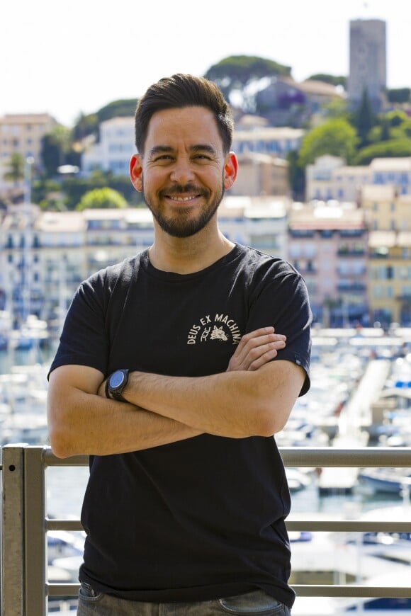 Mike Shinoda de Linkin Park le 7 juin 2017 au Midem à Cannes.