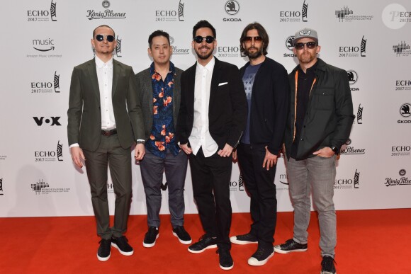 Linkin Park aux "2017 Echo Awards" à Messe Berlin, le 6 avril 2017.06/04/2017 - Berlin