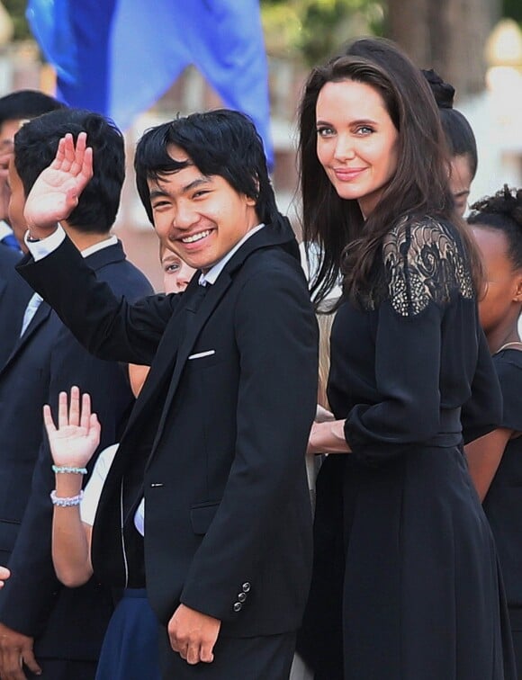 Maddox Jolie-Pitt à la projection du film de sa mère "D'abord ils ont tué mon père" à Siem Reap le 18 février 2017.