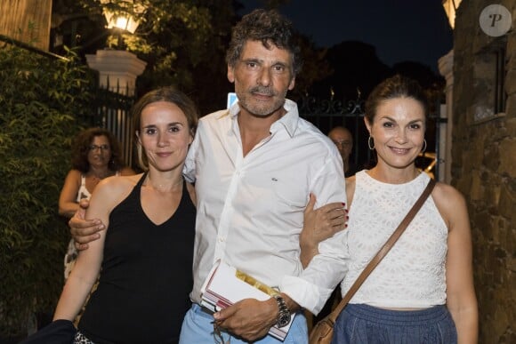 Exclusif - Pascal Elbé entre Valérie Decobert et Barbara Schulz - M. Jonasz Quartet - Rire à Ramatuelle au Festival de Ramatuelle, le 6 août 2017. © Cyril Bruneau / Bestimage