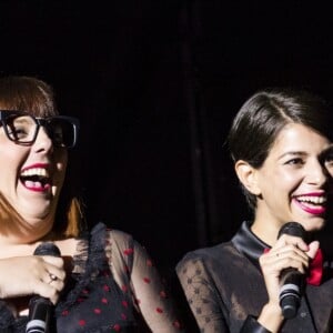 Exclusif - Les Coquettes (Juliette Faucon, Lola Cès, Marie Facundo) - Rire à Ramatuelle au festival de Ramatuelle le 5 aout 2017. © Cyril Bruneau / Bestimage