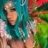 Photo de Rihanna à La Barbade, pour le festival Crop Over 2017. Août 2017.