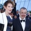 Natacha Polony et son mari Périco Légasse - Montée des marches du film "The Little Prince" (Le Petit Prince) lors du 68e Festival International du Film de Cannes, à Cannes le 22 mai 2015.