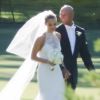 Exclusif - Image du mariage de Derek Jeter et Hannah Davis, le 9 juillet 2016 dans la Napa Valley. Le couple a accueilli le 17 août 2017 son premier enfant, une fille.