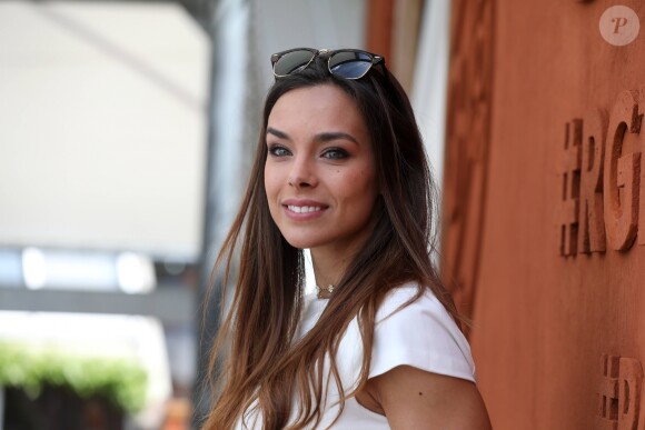 Marine Lorphelin (Miss France 2013) - Les célébrités au village des internationaux de tennis de Roland Garros à Paris le 4 juin 2017. © Dominique Jacovides-Cyril Moreau/Bestimage
