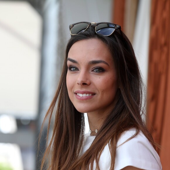 Marine Lorphelin (Miss France 2013) - Les célébrités au village des internationaux de tennis de Roland Garros à Paris le 4 juin 2017. © Dominique Jacovides-Cyril Moreau/Bestimage