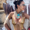 Leila Ben Khalifa plus sexy que jamais lors de ses vacances. Eté 2017.