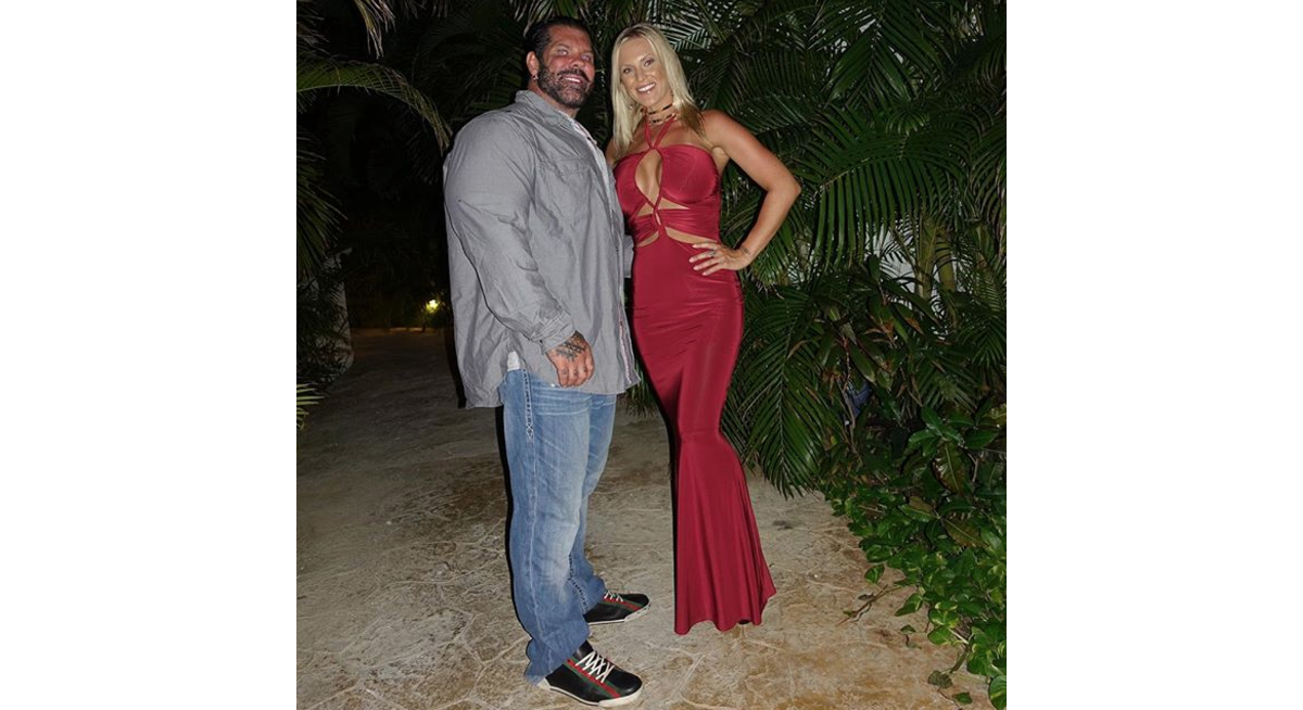 Photo Rich Piana et sa compagne Chanel Jansen en vacances à Cancun