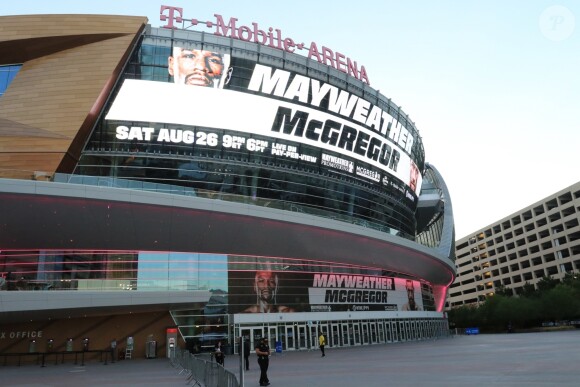 Le T-Mobile Arena où a eu lieu le match de boxe entre Conor McGregor et Floyd Mayweather à Las Vegas le 26 août 2017.