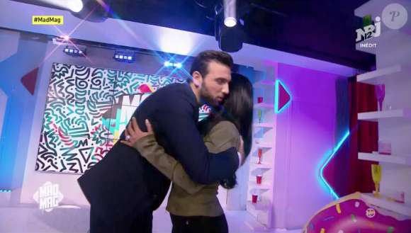 Ayem Nour amincie sur le plateau du "Mad Mag", le 28 août 2017 sur NRJ12.