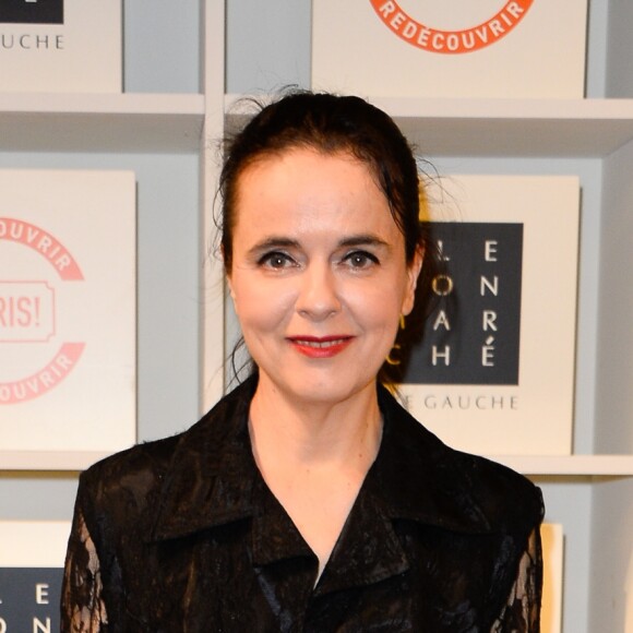 Amélie Nothomb - Soirée d'inauguration de l'exposition PARIS! au Bon Marché à Paris le 7 septembre 2016. Le célèbre magasin de la Rive gauche porte haut et fort les couleurs tricolores en dédiant son exposition automnale à la Ville Lumière. Vestiaire casual chic, gourmandises typiques, cosmétiques adorés des Frenchies... L'essentiel pour la jouer comme une Parisienne. © Coadic Guirec/Bestimage