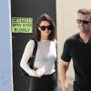 Exclusif - Kendall Jenner quitte un studio à Calabasas, le 30 août 2017.