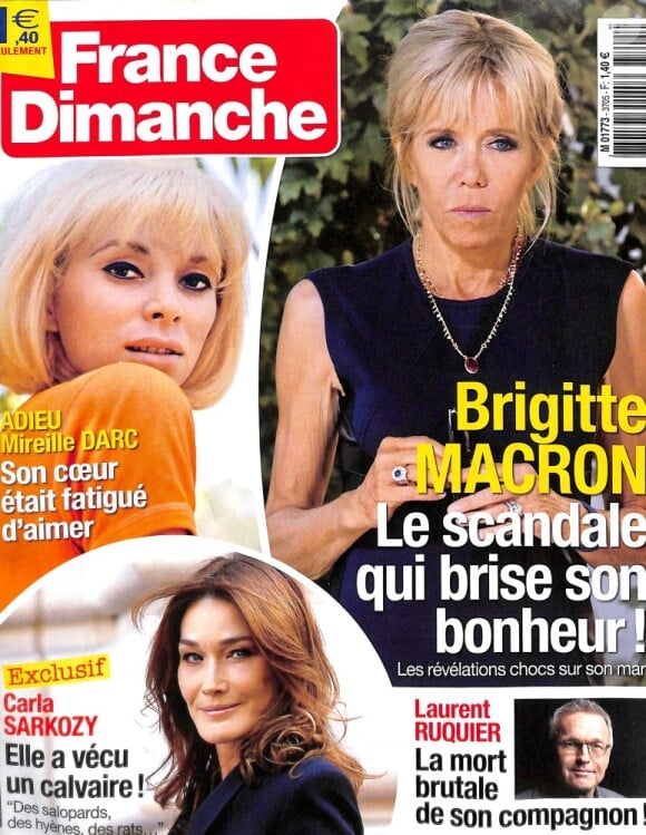 Magazine France Dimanche en kiosques le vendredi 1er septembre 2017.