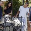 Amal et George Clooney quittent leur hôtel à Venise avec leurs jumeaux Ella et Alexander, le 03 septembre 2017