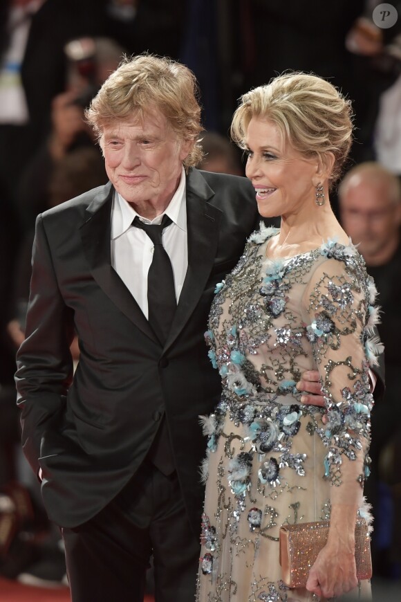 Robert Redford et Jane Fonda - Les célébrités arrivent à la première de 'Our Souls At Night' lors du 74ème Festival International du Film de Venise (Mostra) le 1er septembre 2017.
