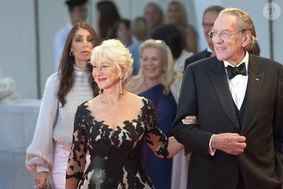 Helen Mirren et Donald Sutherland à la première de "The Leisure Seeker" au 74ème Festival International du Film de Venise (Mostra), le 3 septembre 2017.