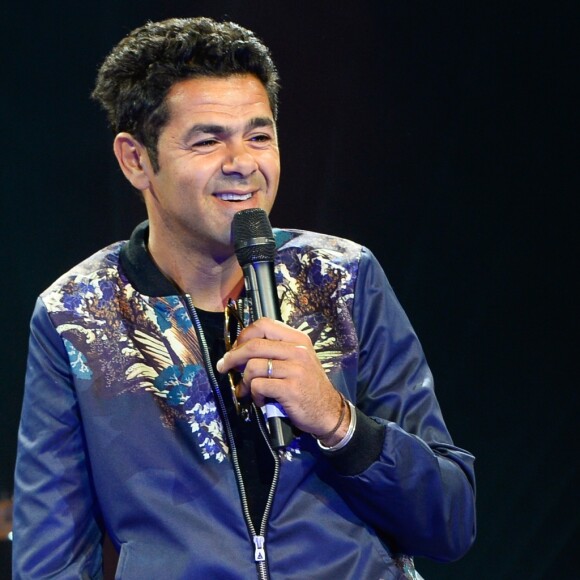 Exclusif - Jamel Debbouze, parrain de la manifestation, lors de la finale de l'Euro de l'impro culture et diversité au théâtre le Comédia à Paris le 10 juillet 2016. © Coadic Guirec/Bestimage