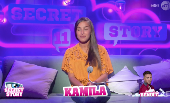 Kamila - "Secret Story 11", émission du 5 septembre 2017 sur NT1.