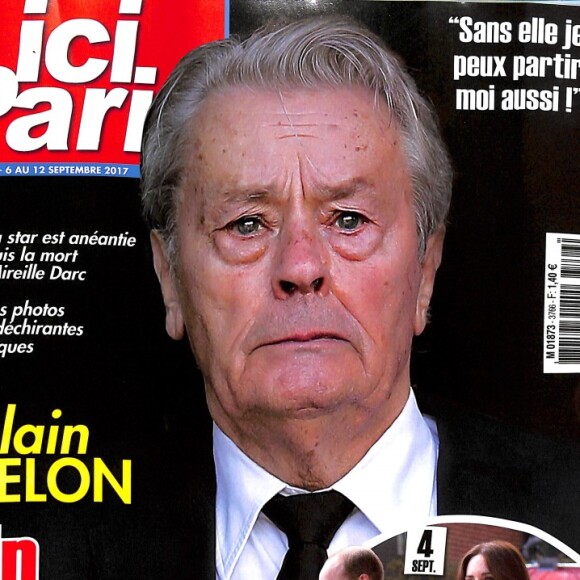 Couverture du magazine "Ici Paris" en kiosques le 6 septembre 2017.