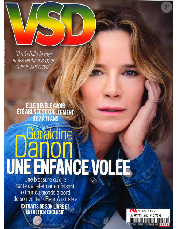 Couverture du magazine VSD en kiosques le 6 septembre 2017