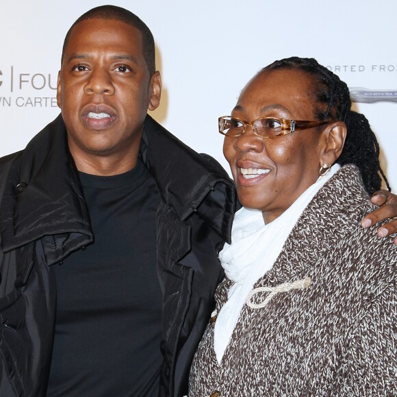 Jay-Z et sa mère Gloria Carter à la soirée de gala de la Shawn Carter Foundation à New York le 29 septembre 2011