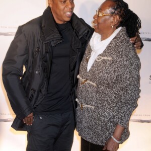 Jay-Z et sa mère Gloria Carter à la soirée de gala de la Shawn Carter Foundation à New York le 29 septembre 2011