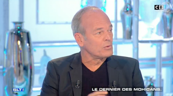 Jean-Pierre Pernaut dans "Salut les Terriens !" sur C8. Le 9 septembre 2017. Laurent Baffie a eu un petit accrochage avec le journaliste.