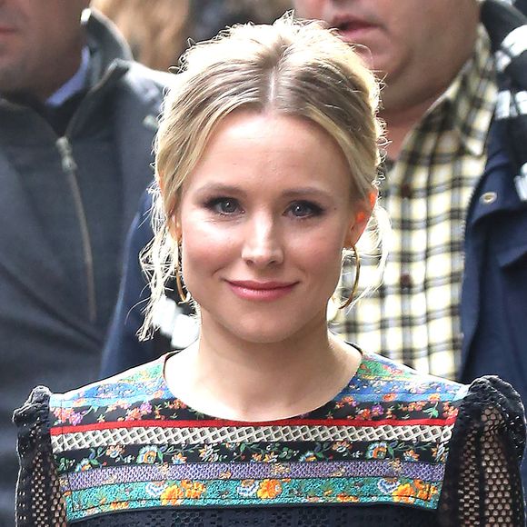 Kristen Bell arrive à l'émission de télévision 'Good Morning America' à New York le 24 mars 2017.