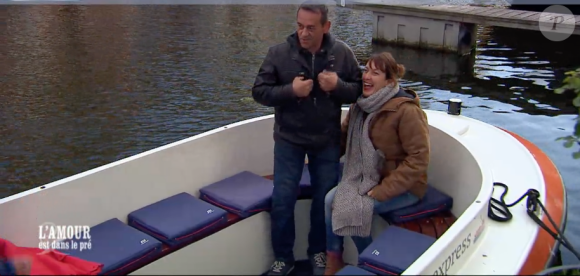 Carole et Didier dans "L'amour est dans le pré", le 18 septembre 2017 sur M6.