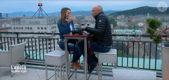 Raphaël et Maire-Laure dans "L'amour est dans le pré" le 18 septembre 2017 sur M6.