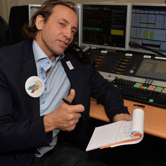 Philippe Candeloro lors de la 13ème édition du Charity Day dans la salle des marchés d'Aurel BGC dans le quartier de la Bourse à Paris le 11 septembre 2017. © Veeren / Bestimage