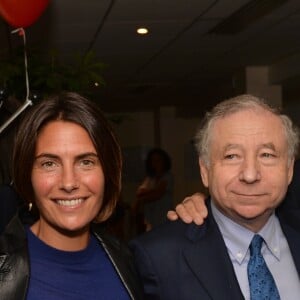 Bruno Solo, Alessandra Sublet et Jean Todt lors de la 13ème édition du Charity Day dans la salle des marchés d'Aurel BGC dans le quartier de la Bourse à Paris le 11 septembre 2017. © Veeren / Bestimage