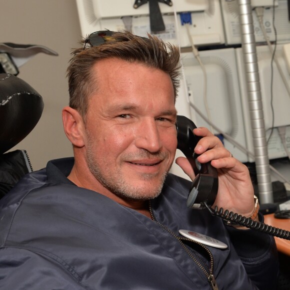 Benjamin Castaldi lors de la 13ème édition du Charity Day dans la salle des marchés d'Aurel BGC dans le quartier de la Bourse à Paris le 11 septembre 2017. © Veeren / Bestimage