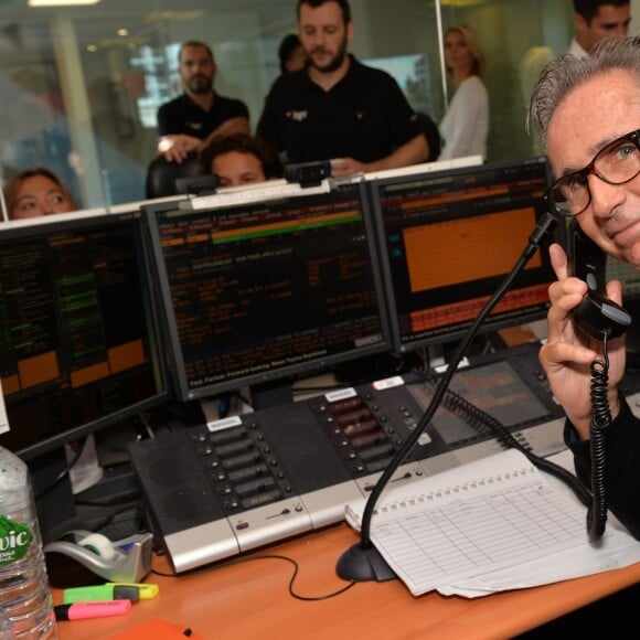 Thierry Lhermitte lors de la 13ème édition du Charity Day dans la salle des marchés d'Aurel BGC dans le quartier de la Bourse à Paris le 11 septembre 2017. © Veeren / Bestimage